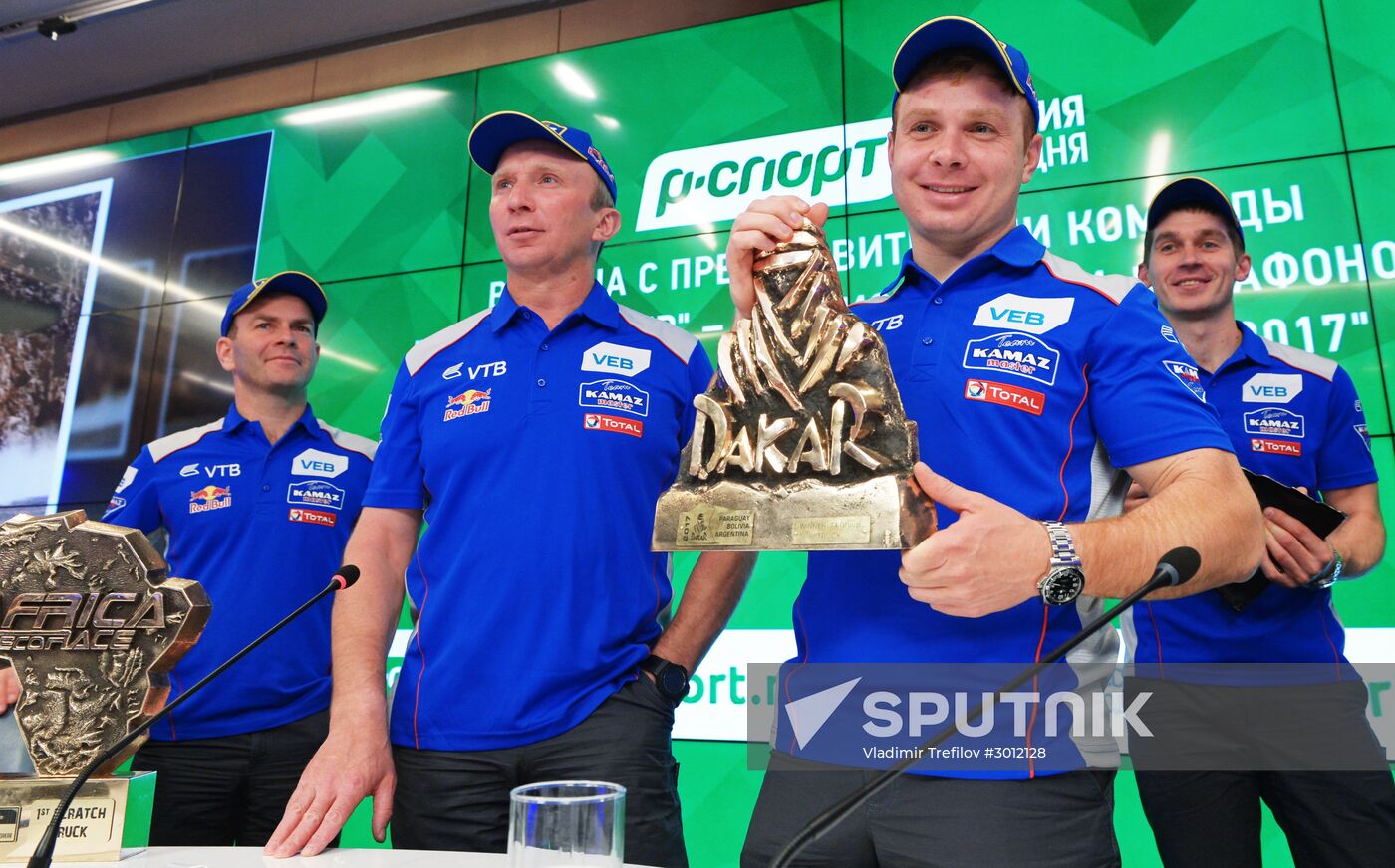KAMAZ Master team gives news conference