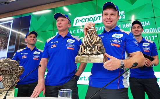 KAMAZ Master team gives news conference
