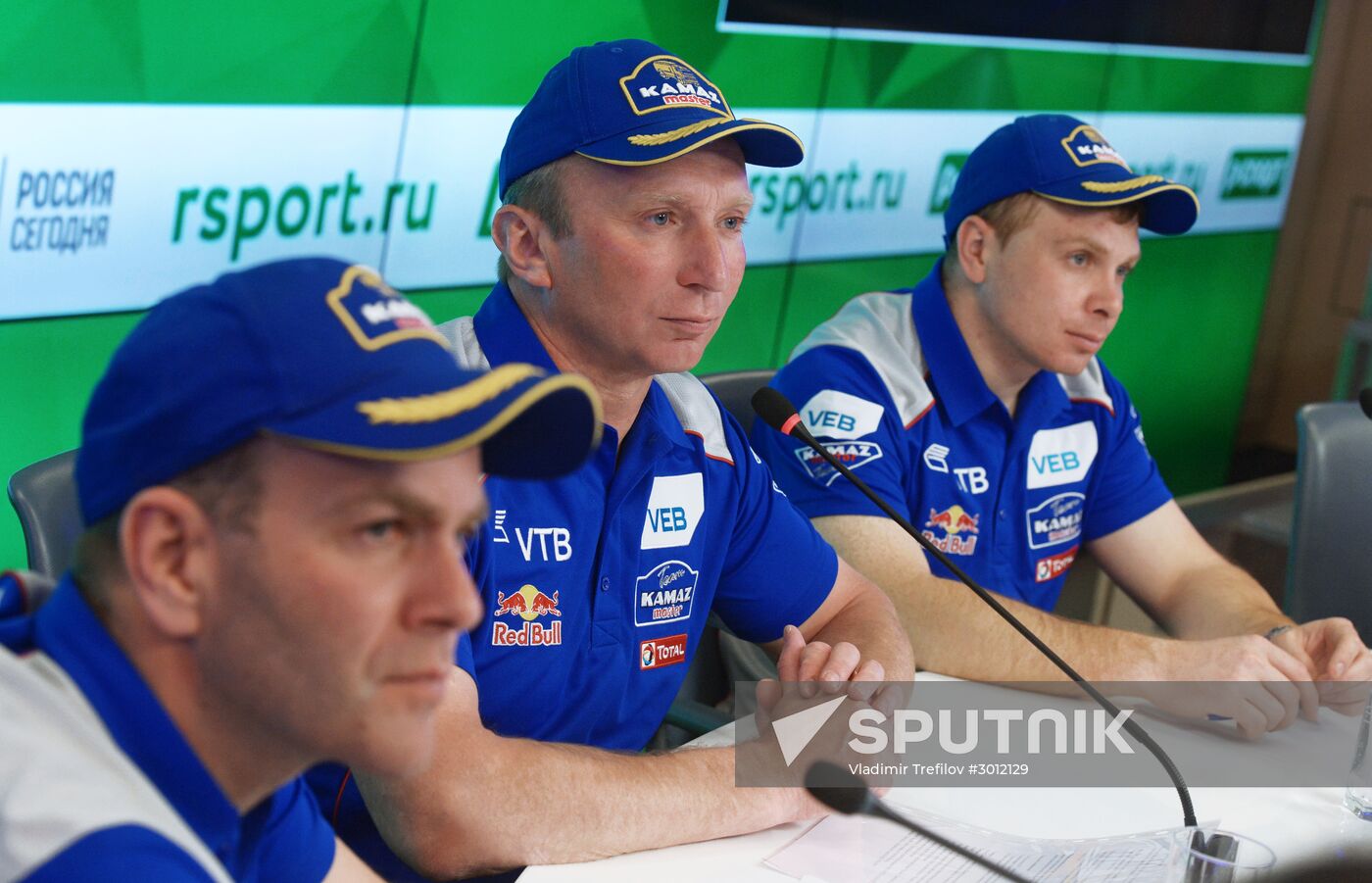 KAMAZ Master team gives news conference