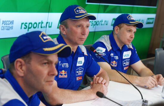 KAMAZ Master team gives news conference