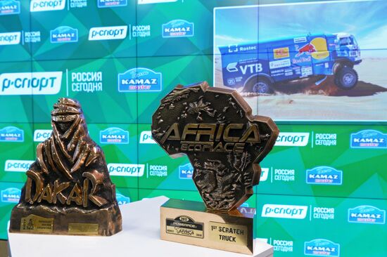 KAMAZ Master team gives news conference