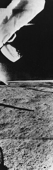 Luna 17 unmanned spacecraft on the Moon