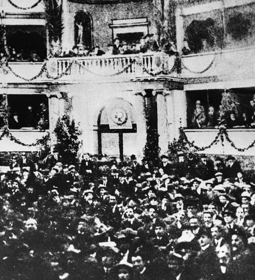 Italian socialist party Congress in Livorno