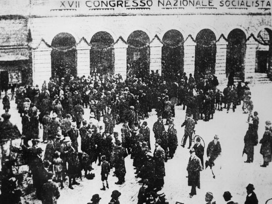 Italian socialist party Congress in Livorno