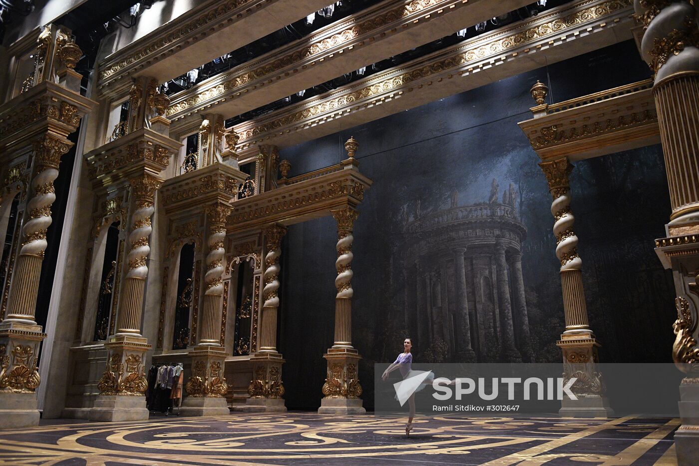 Bolshoi prima Svetlana Zakharova during rehearsal