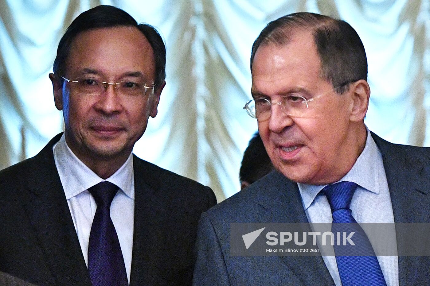Meeting of foreign ministers of Russia and Kazakhstan, Sergei Lavrov and Kairat Abdrakhmanov