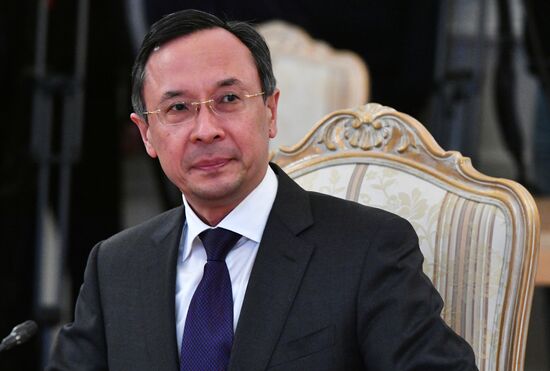 Meeting of foreign ministers of Russia and Kazakhstan, Sergei Lavrov and Kairat Abdrakhmanov