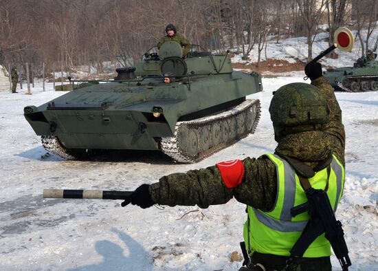 Pacific Fleet's detached combat engineers battalion exercises