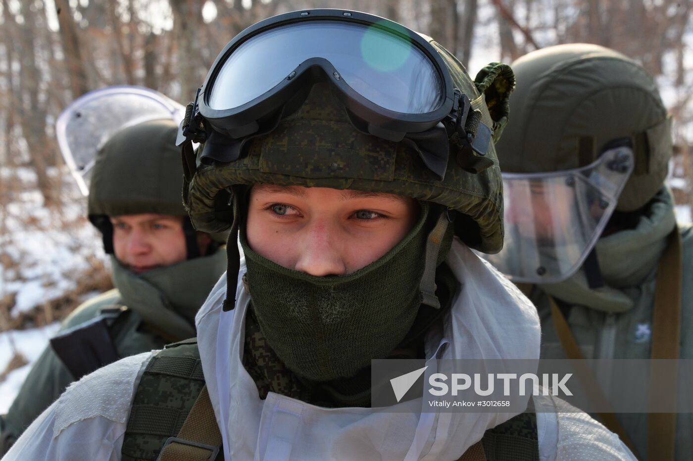 Pacific Fleet's detached combat engineers battalion exercises