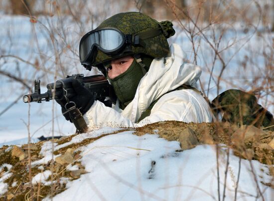 Pacific Fleet's detached combat engineers battalion exercises