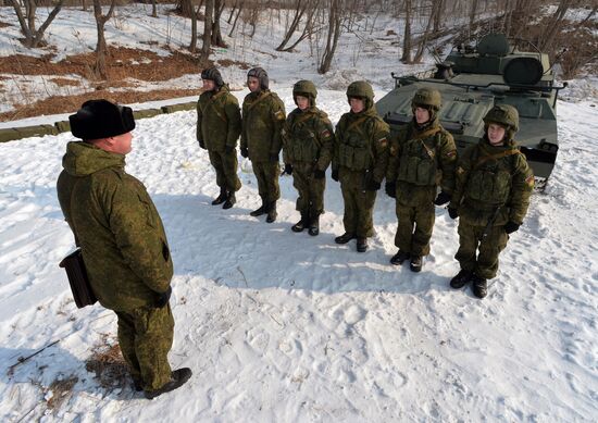 Pacific Fleet's detached combat engineers battalion exercises