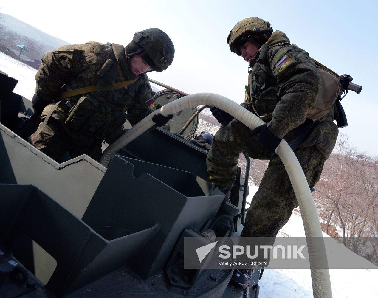 Pacific Fleet's detached combat engineers battalion exercises