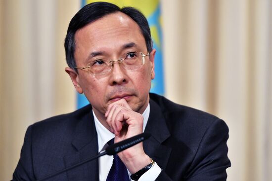 Meeting of foreign ministers of Russia and Kazakhstan, Sergei Lavrov and Kairat Abdrakhmanov