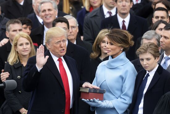 Inauguration of the 45th President of the USA Donald Trump