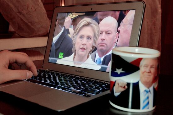 US President-elect Donald Trump's inauguration broadcast in Russia