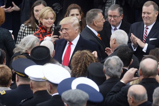 45th US President Donald Trump's Inauguration Day