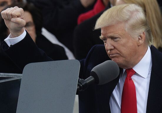 45th US President Donald Trump's Inauguration Day