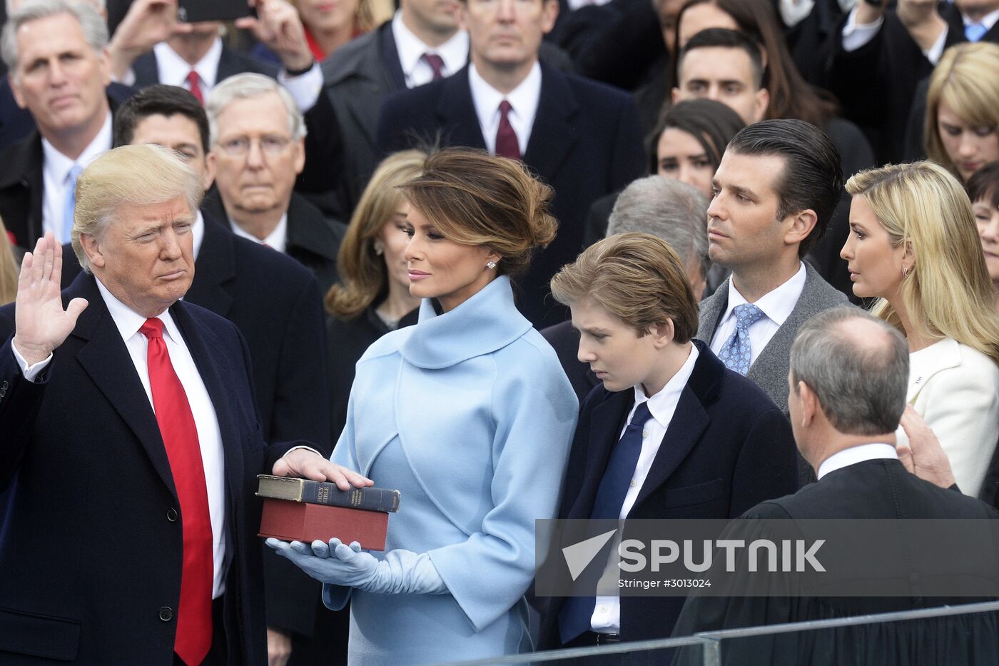 45th US President Donald Trump's Inauguration Day