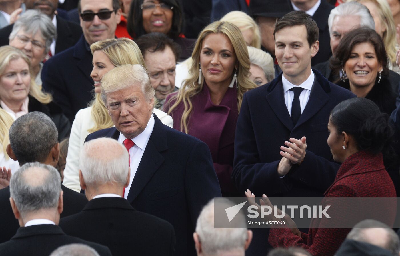 45th US President Donald Trump's Inauguration Day