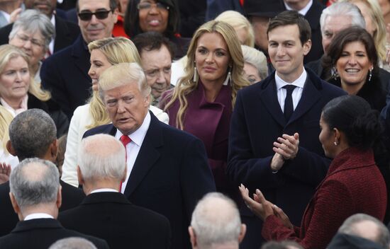 45th US President Donald Trump's Inauguration Day
