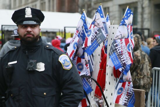 45th US President Donald Trump's inauguration in Washington