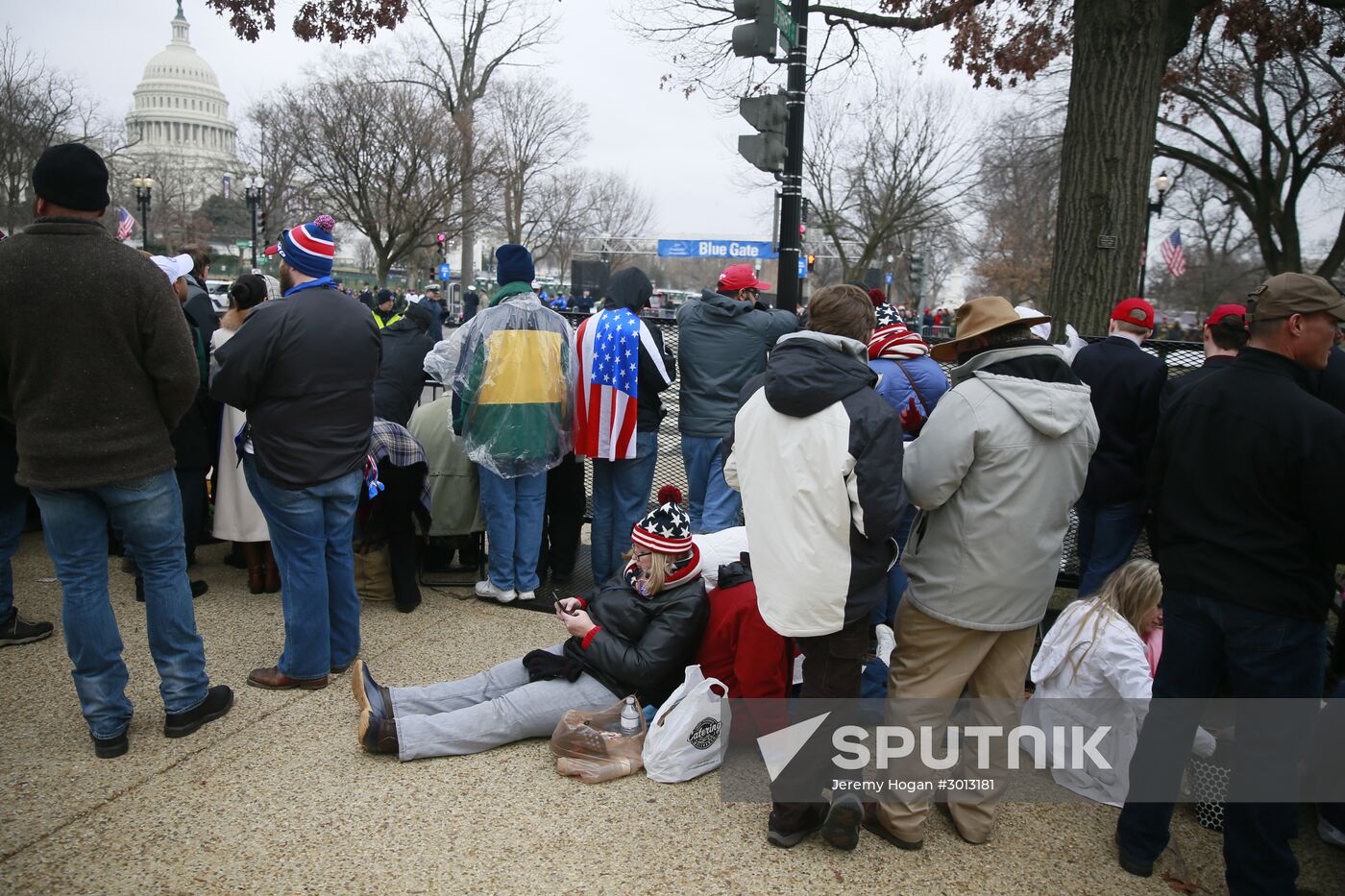Inaugural parade in Washington D.C. on Donald Trump's Inauguration Day