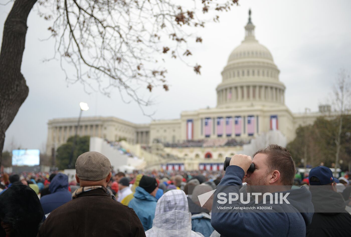 45th US President Donald Trump's Inauguration Day