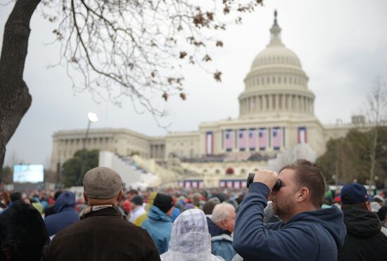 45th US President Donald Trump's Inauguration Day