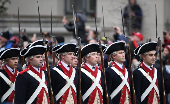 Inaugural parade in Washington D.C. on Donald Trump's Inauguration Day
