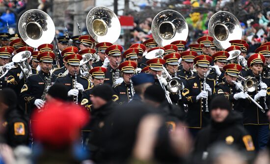 Inaugural parade in Washington D.C. on Donald Trump's Inauguration Day