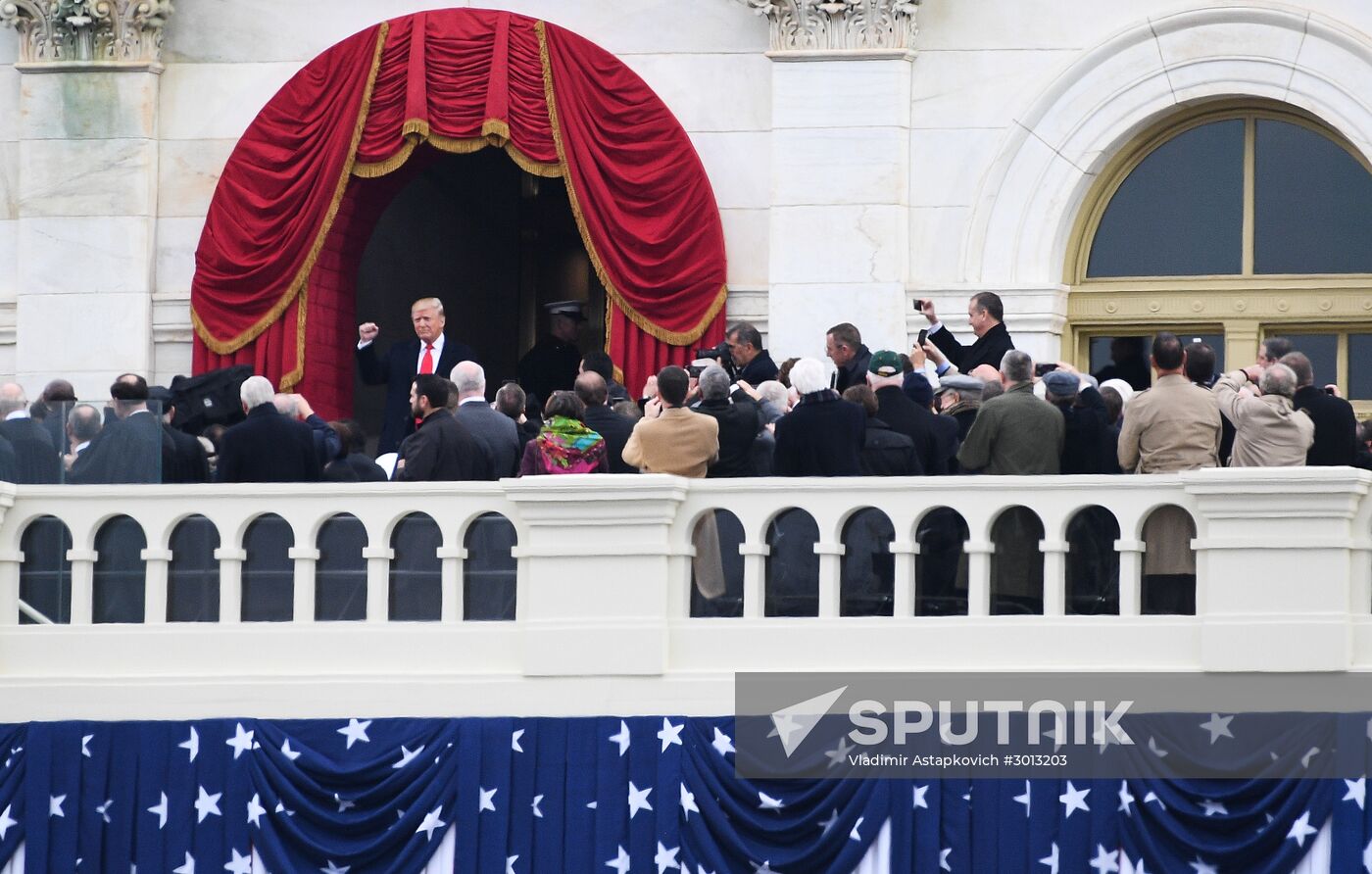 45th US President Donald Trump's inauguration in Washington