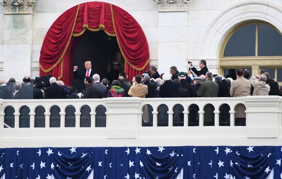 45th US President Donald Trump's inauguration in Washington