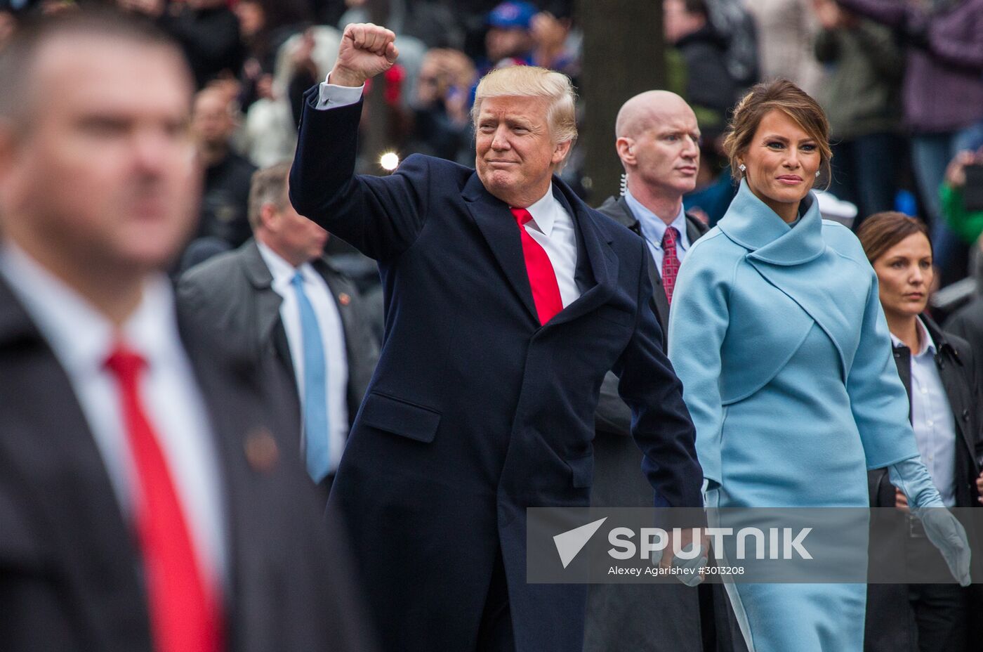 Inaugural parade in Washington D.C. on Donald Trump's Inauguration Day