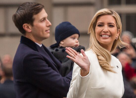 Inaugural parade in Washington D.C. on Donald Trump's Inauguration Day