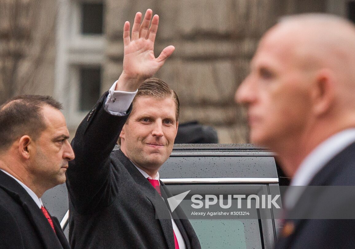 Inaugural parade in Washington D.C. on Donald Trump's Inauguration Day