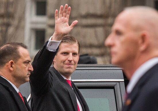 Inaugural parade in Washington D.C. on Donald Trump's Inauguration Day