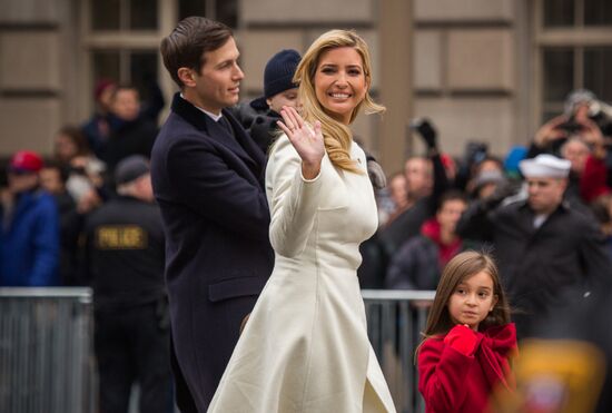 Inaugural parade in Washington D.C. on Donald Trump's Inauguration Day