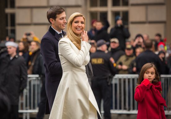 Inaugural parade in Washington D.C. on Donald Trump's Inauguration Day