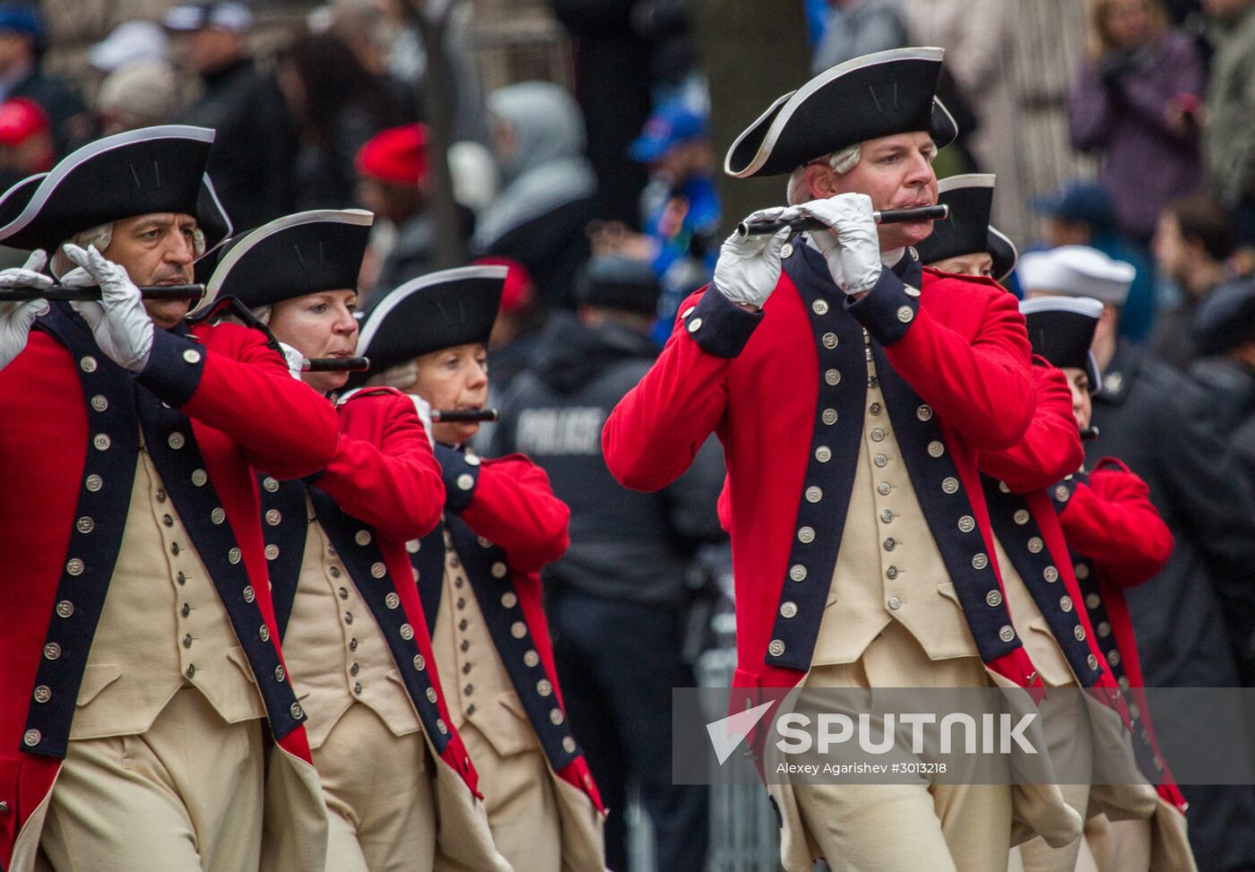 Inaugural parade in Washington D.C. on Donald Trump's Inauguration Day