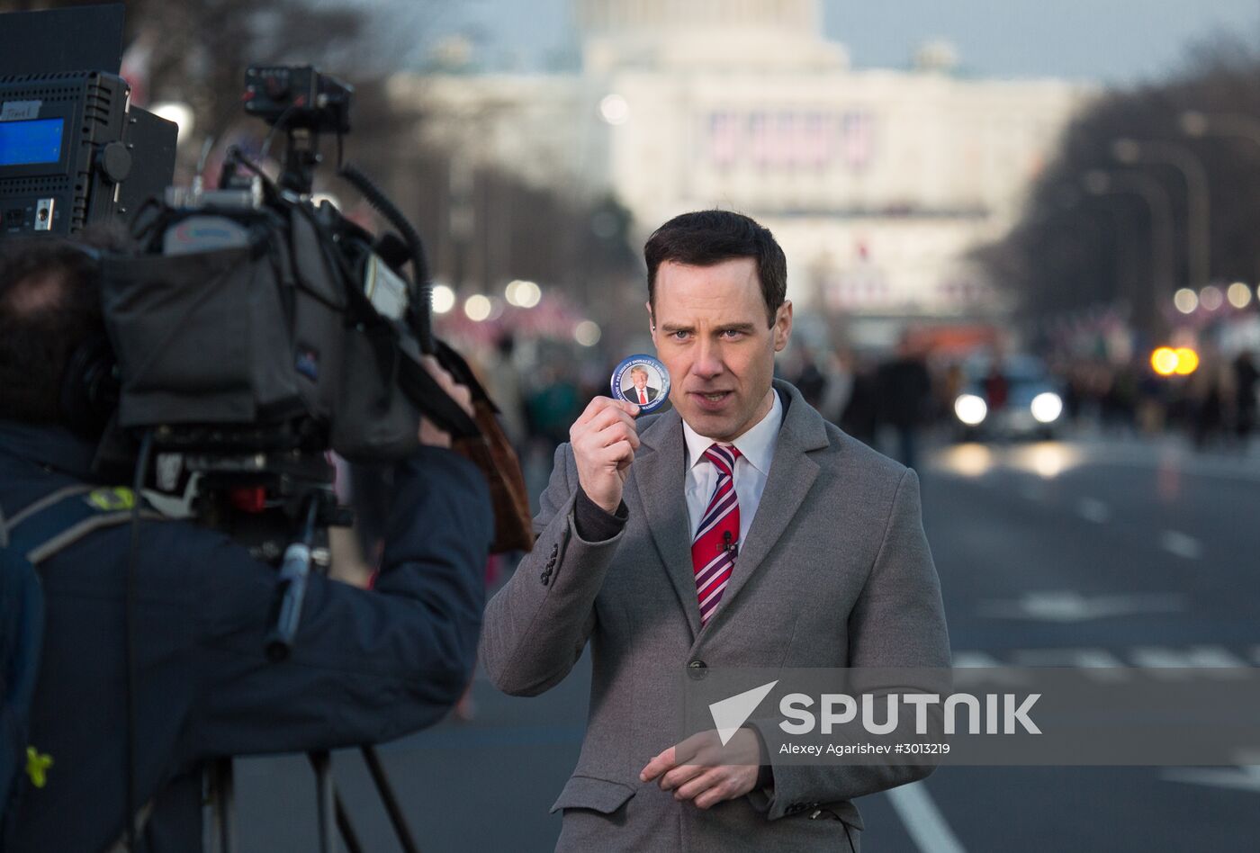 Inaugural parade in Washington D.C. on Donald Trump's Inauguration Day