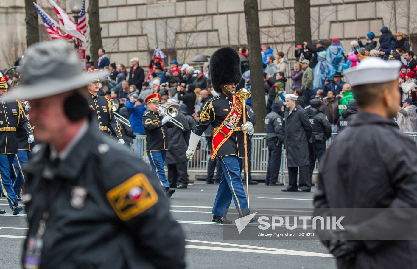 Inaugural parade in Washington D.C. on Donald Trump's Inauguration Day