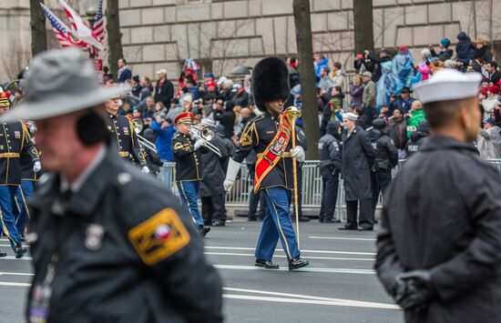 Inaugural parade in Washington D.C. on Donald Trump's Inauguration Day