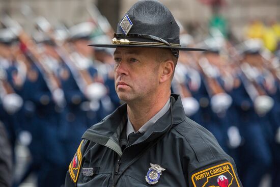 Inaugural parade in Washington D.C. on Donald Trump's Inauguration Day