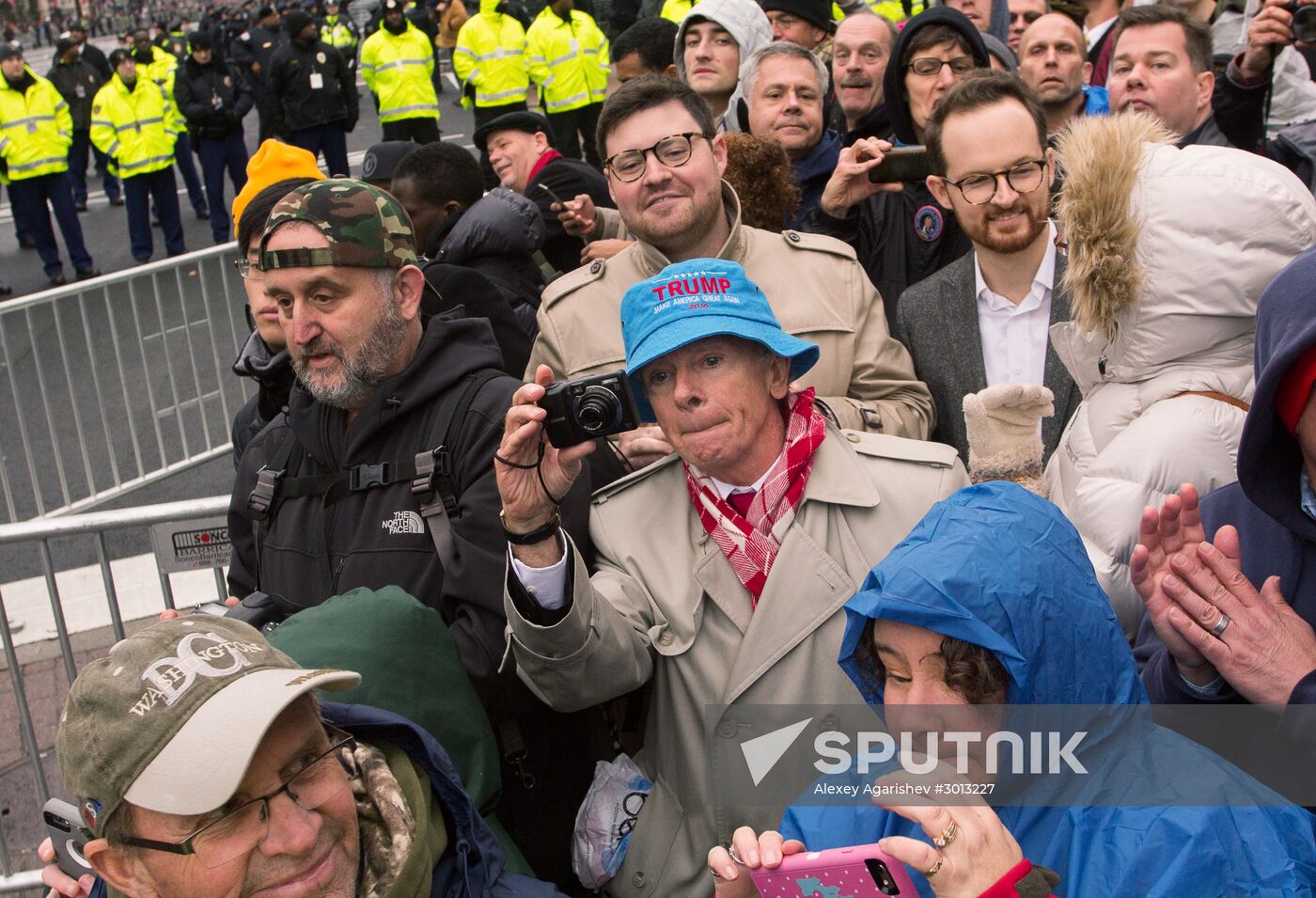 Inaugural parade in Washington D.C. on Donald Trump's Inauguration Day