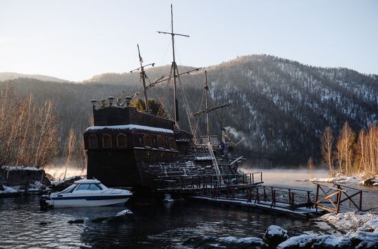 The Black Pearl ship in Khakassia