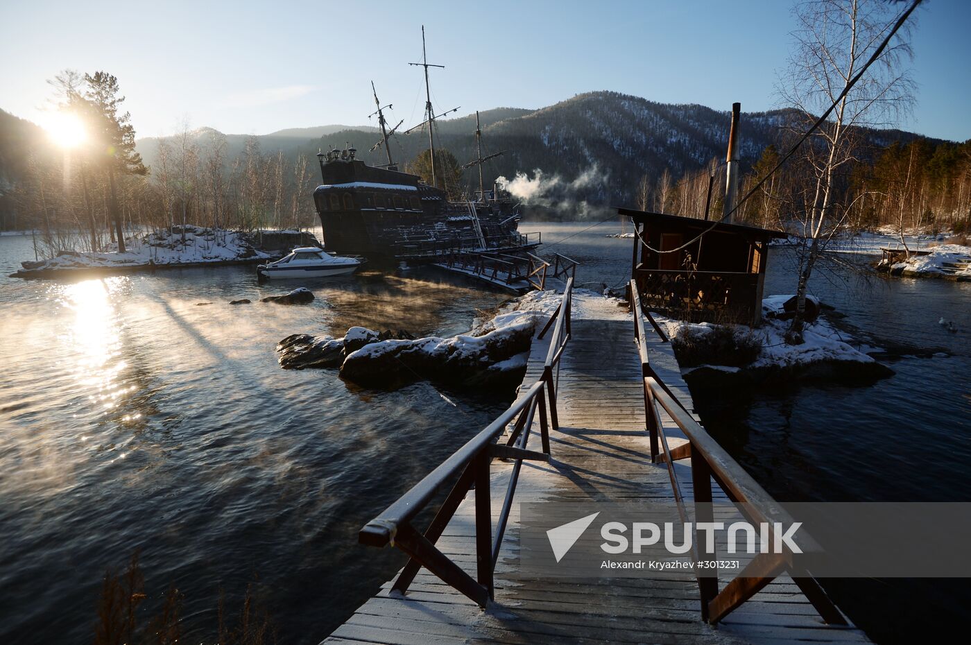 The Black Pearl ship in Khakassia