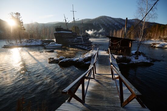 The Black Pearl ship in Khakassia