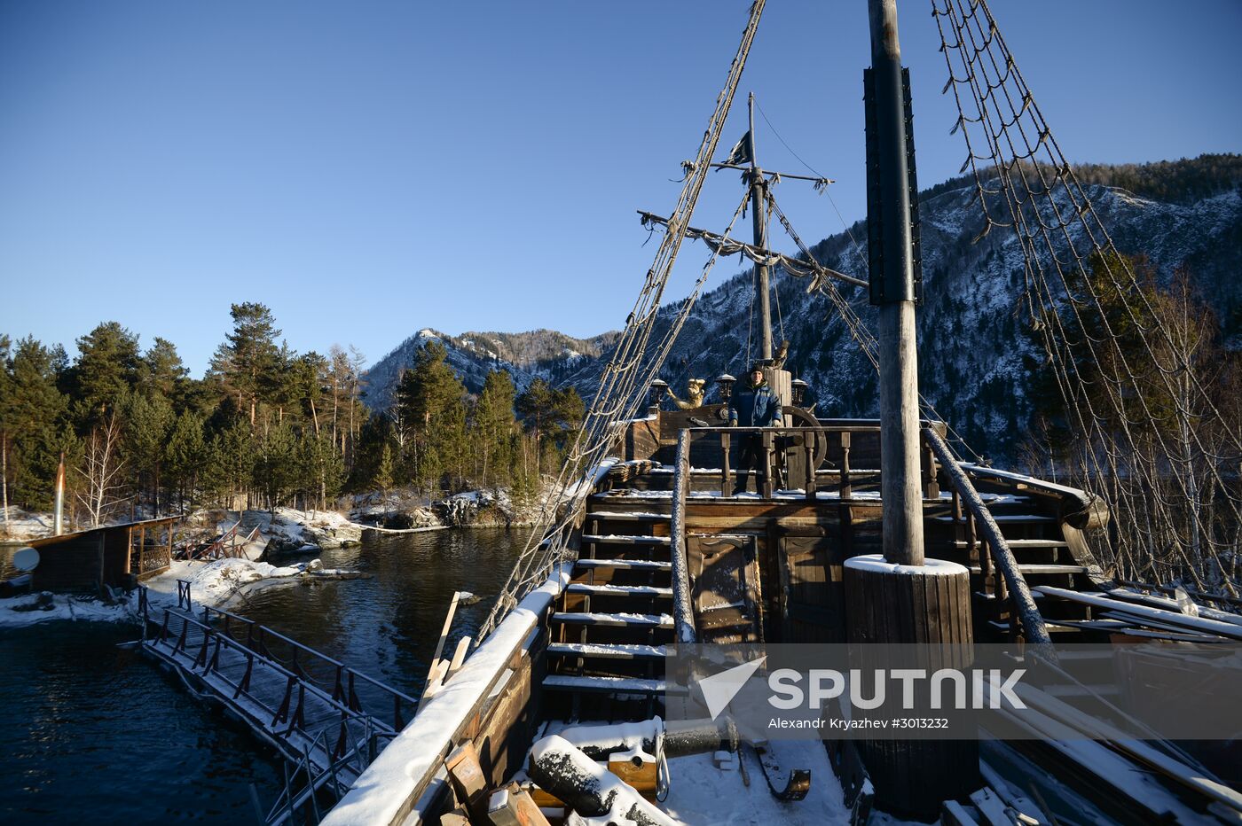 The Black Pearl ship in Khakassia