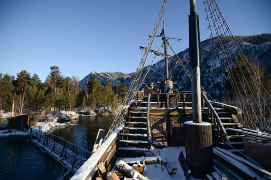 The Black Pearl ship in Khakassia