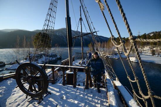 The Black Pearl ship in Khakassia